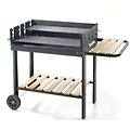 barbecue carbonella 70 47 eco con griglia black line nero 73500