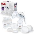 tiralatte manuale cuscinetto in morbido silicone leva ergonomica 2 x biberon perfect match 150 ml 2
