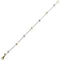 bracciale donna oro bianco giallo gl102014