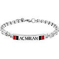 bracciale uomo gioielli milan b-mb002uar