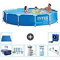- piscina fuori terra in giro 366x76 cm blu include accessori coordinati a1624