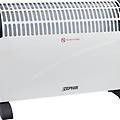 convettore mobile elettrico zcv2000m bianco 2000 w