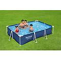 piscina fuori terra tubolare steel pro blu l int 3 x 2 m
