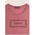 t-shirt donna manica lunga con stampa animalier oro rosa deco rose donna extra small