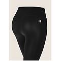 leggings sportivi 7/8 traspiranti con vita alta nero donna medium