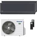 condizionatore etherea dual split 12000+12000 btu inverter a+++ wifi unità esterna 5 kw