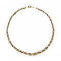 bracciale donna oro giallo bianco gl100905