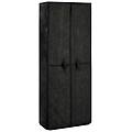 - scarpiera nera 60x30x166 cm in tessuto