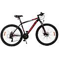 bicicletta mountainbike omega thomas 27. 5. telaio 49 cm. nero/rosso