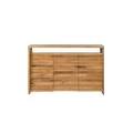 credenza in legno di quercia selvatica 150x45x96 oliato naturale pure oak #104