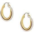 orecchini donna oro giallo bianco gl101070