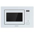 microonde 20 litri integrabile con grill vetro bianco amwi2800dgb. 800 w griglia 1000 w 8 programmi