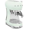 - macchina per caffè espresso manuale ecf02pgeu finitura verde pastello