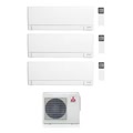condizionatore trialsplit inverter 12000+12000+18000 btu wi-fi plus codice prod msz-ay35(2)50vgkp