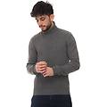 pullover collo alto grigio