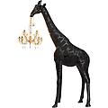 giraffe in love m indoor lampada in polietilene