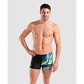 shorts da bagno uomo multi black-black