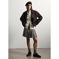 - basco in misto mohair marrone donna marrone scuro taglia one size