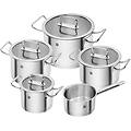 pro 5-pz. set di pentole argento