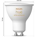white ambiance led a riflettore gu10 4 2 w set da 2