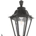 lampione led ricu bisso/rut 2 luci 2. 700k nero