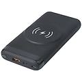- es641042 batteria portatile polimeri di litio (lipo) 10000 mah carica wireless nero