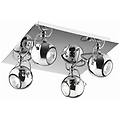 - lampada da parete / soffitto 4 x 28w gu10 cromo