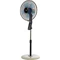 ventilatore a piantana 5 pale ø 40 cm nero