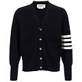 cardigan lana '4-bar'