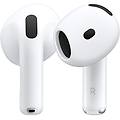 auricolari wireless con custodia di ricarica airpods 4 bianco