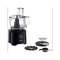 easy force fp2428 robot da cucina 800 w capacità ciotola 1 4 l nero