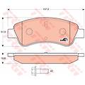 pattini freno peugeot 206/307 t. t (00->) 1. 6 hdi gdb1463