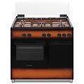 - cucina ss590geb 5 fuochi a gas forno a gas grill elettrico 90x60 cm colore marrone