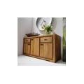 credenza in legno di sheesham / palissandro 148x47x75 marrone oliato nature brown #857