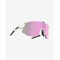 occhiali breeze small bianco con lenti rosa chiaro