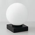 lampada da tavolo pluto in bianco e nero 1 luce