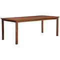 - tavolo da pranzo in legno massello di acacia 200x90x74 cm