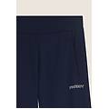 pantaloni sportivi wide leg cropped con tasche interne peacoat donna extra small