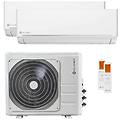 condizionatore ezcool dual split 12000+24000 btu inverter a++ unità esterna 10. 5 kw