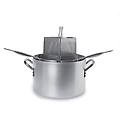 professionale cuocipasta alto con 3 spicchi in alluminio spessore 3 mm diam. 36cm