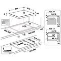 gs 09q60 ne nero da incasso 60 cm piano cottura a induzione 4 fornello(i)