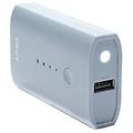 power bank batteria esterna 4400 mah per smartphone colore grigio