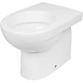 vaso serie selnova pro filo muro a terra scarico multiplo traslato in ceramica bianca