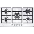 chg93wx-1 piano cottura 5 fuochi a gas 86 cm colore inox moderna