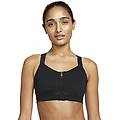 reggiseno sportivo alphas front zip high nero donna s a-c