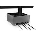 twelve south supporto hirise regolabile in altezza con vano portaoggetti per imac e display apple
