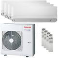 condizionatore seiya smart quadri split 5000+5000+7000+9000 btu inverter a++ wifi unità