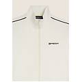felpa regular fit collo alto con zip e bordature a contrasto bianco donna xx large