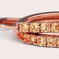 orecchini a cerchio silver rainbow argento rosa cubic zirconia collezione silver rainbow rosa