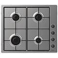 idea chw6lbx acciaio inox da incasso 56 cm gas 4 fornello(i)